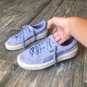 Puma purple sneakers